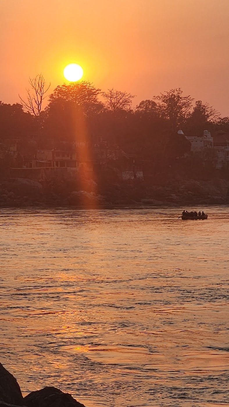 The Ganga at sundown